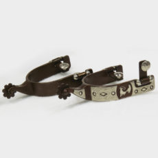 Antq. Mens Offset Roping Motif Spur